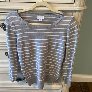 Striped silver sweater